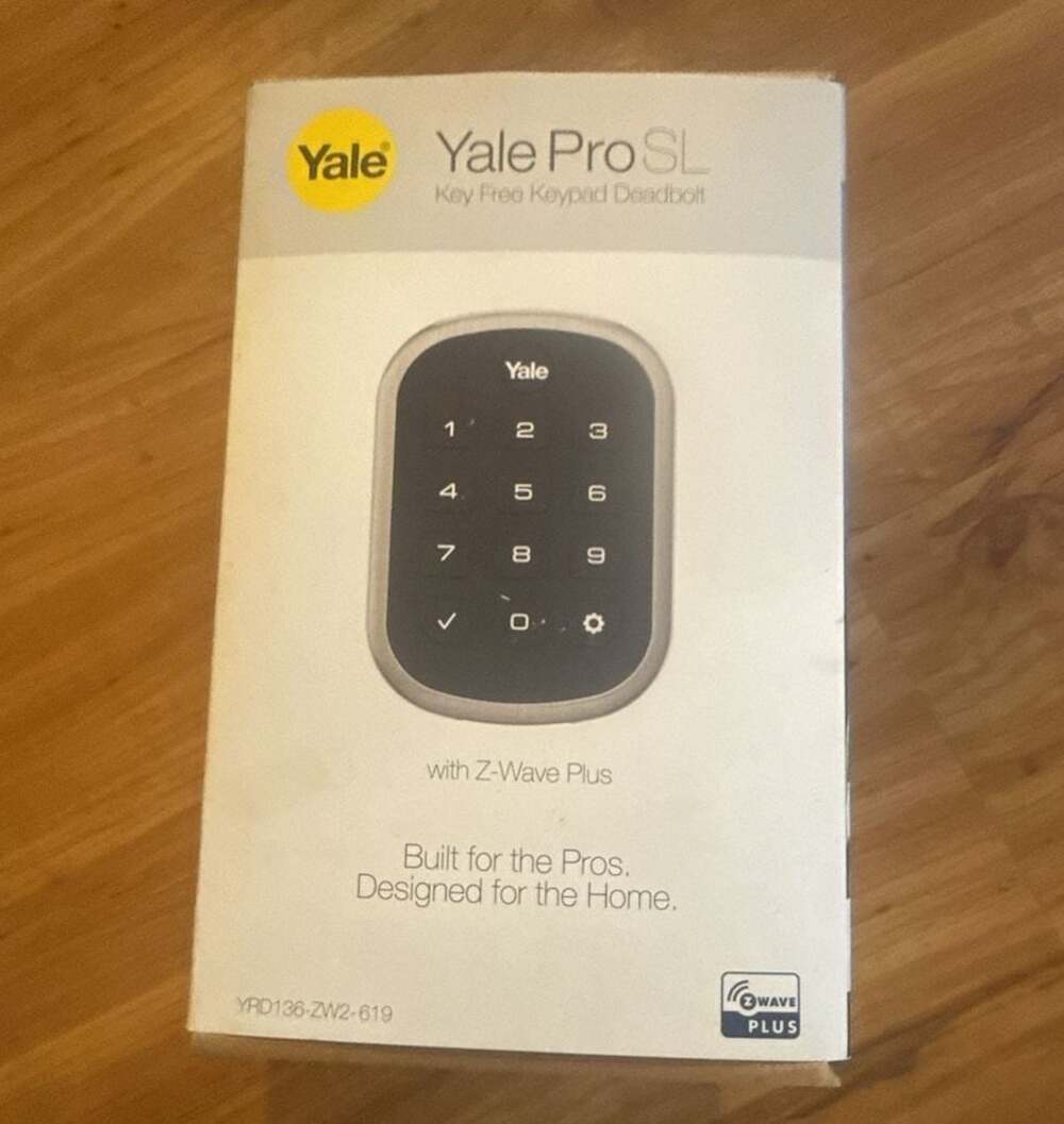 Yale Pro SL Key-Free Keypad Deadbolt with Z-Wave Plus YRD136